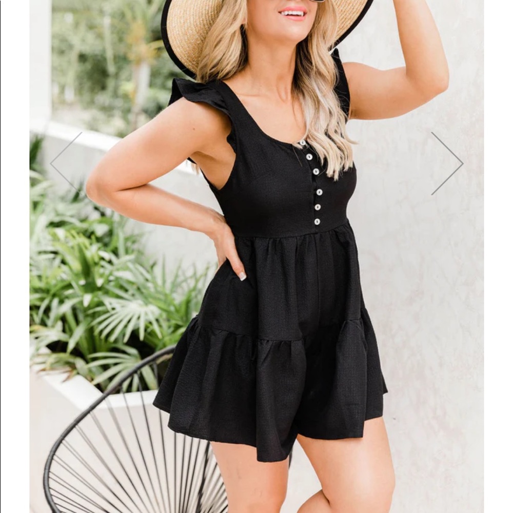 Black romper from Pink Lily